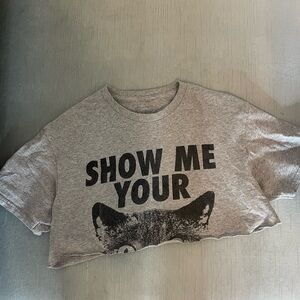 Show me your kitties super crop top